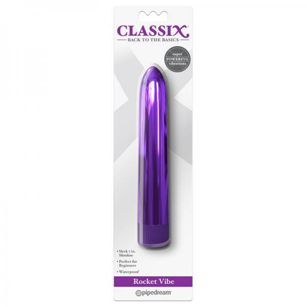 Classix Rocket Vibe 7 Inch Metallic Vibe Purple - Traditional