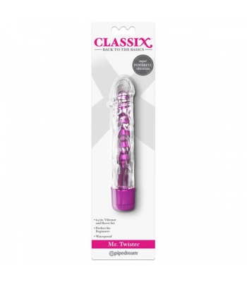 Classix Mr. Twister Metallic Vibe With Tpe Sleeve Pink - Traditional