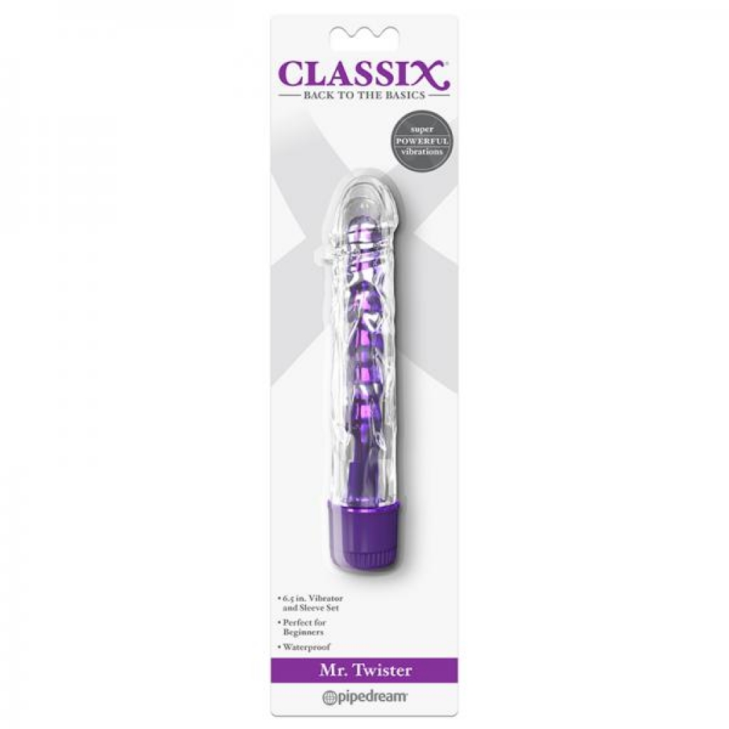 Classix Mr. Twister Metallic Vibe With Tpe Sleeve Purple - Traditional
