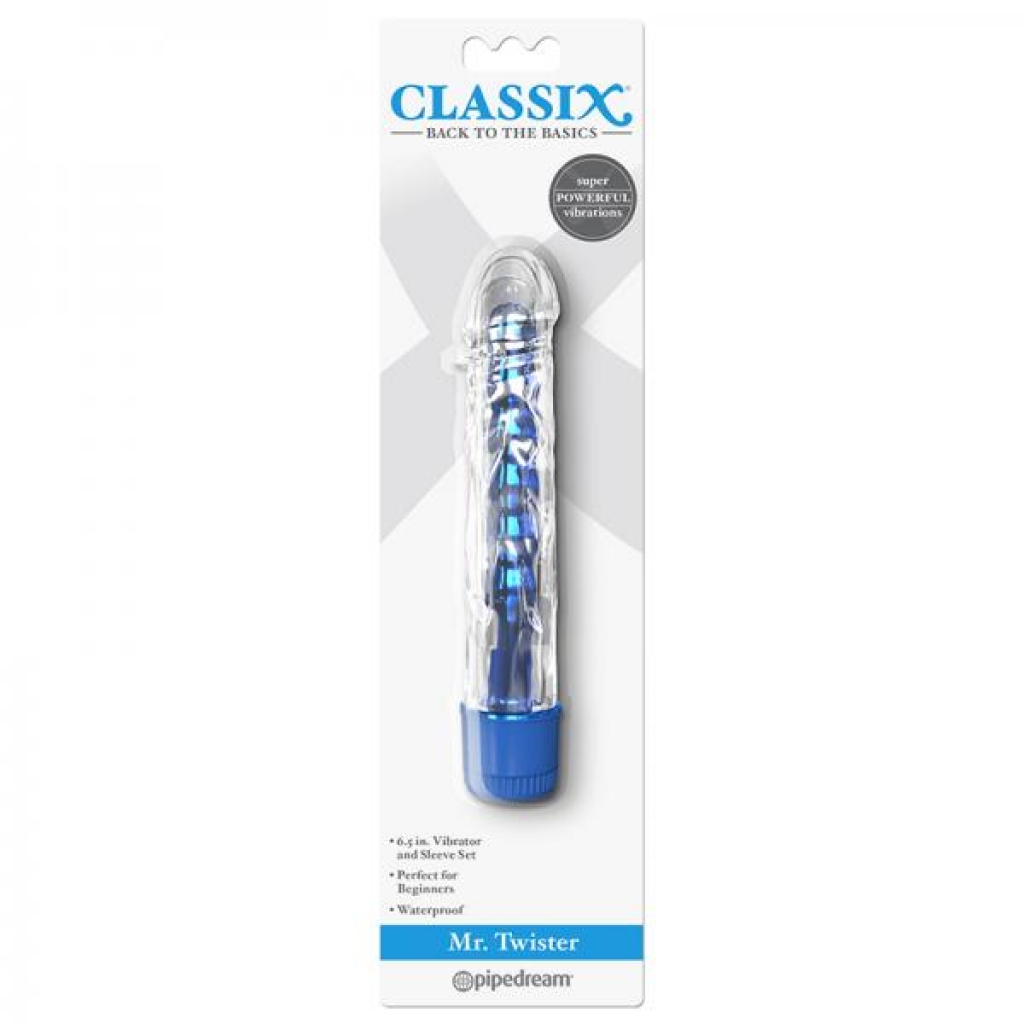 Classix Mr. Twister Metallic Vibe With Tpe Sleeve Blue - Traditional