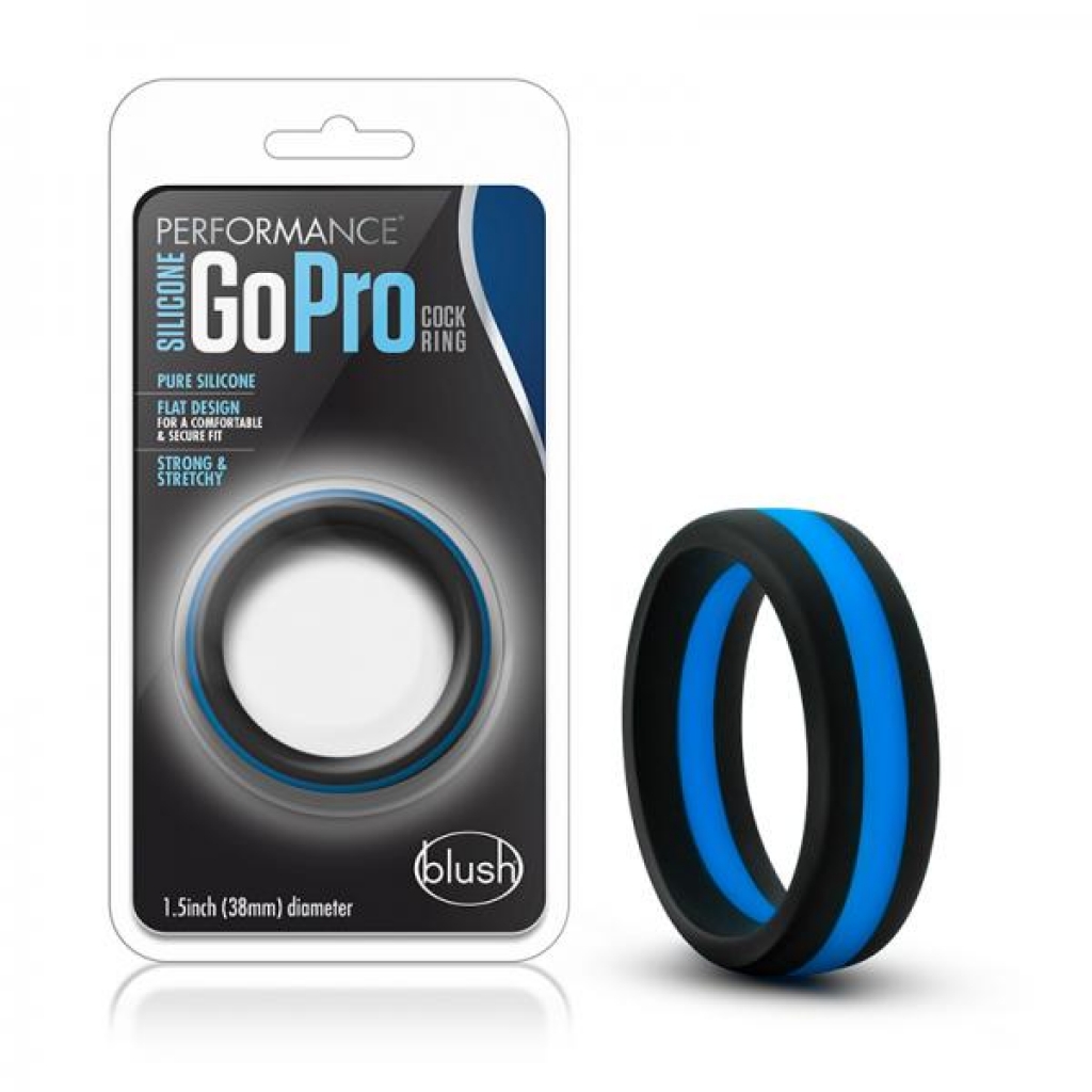 Performance - Silicone Go Pro Cock Ring - Black/indigo/black - Classic Penis Rings