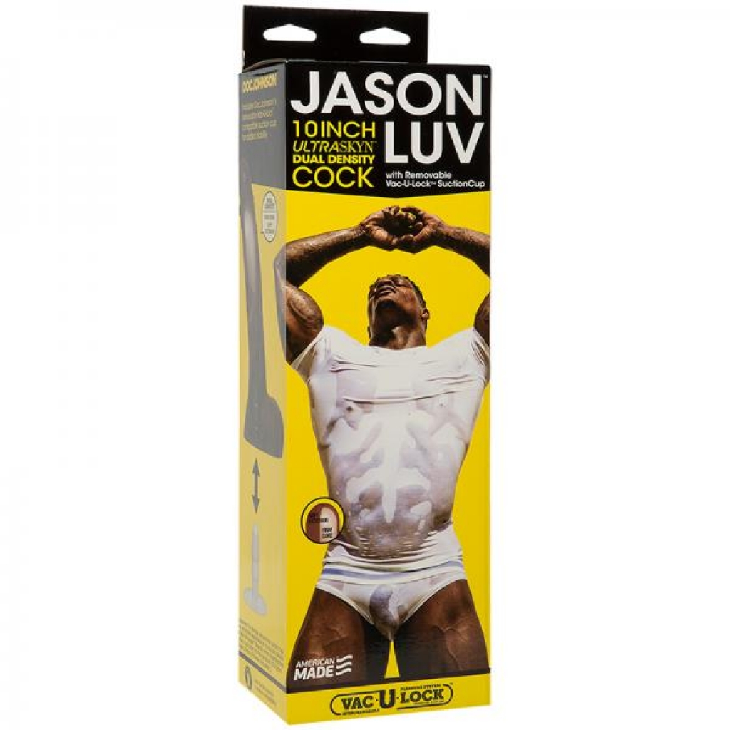 Jason Luv 10 inches Ultraskyn Cock Brown Dildo - Porn Star Dildos