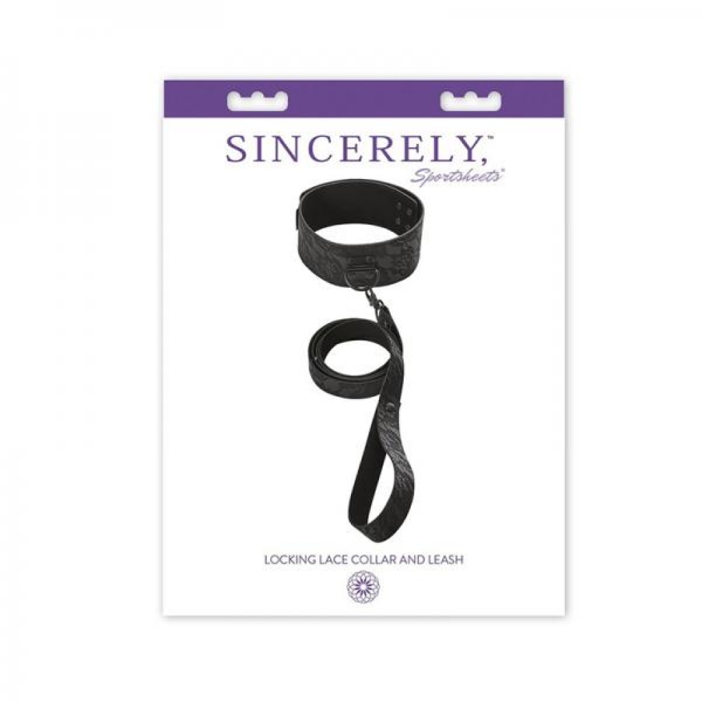Sincerely, Ss Locking Lace Collar & Leash - Collars & Leashes