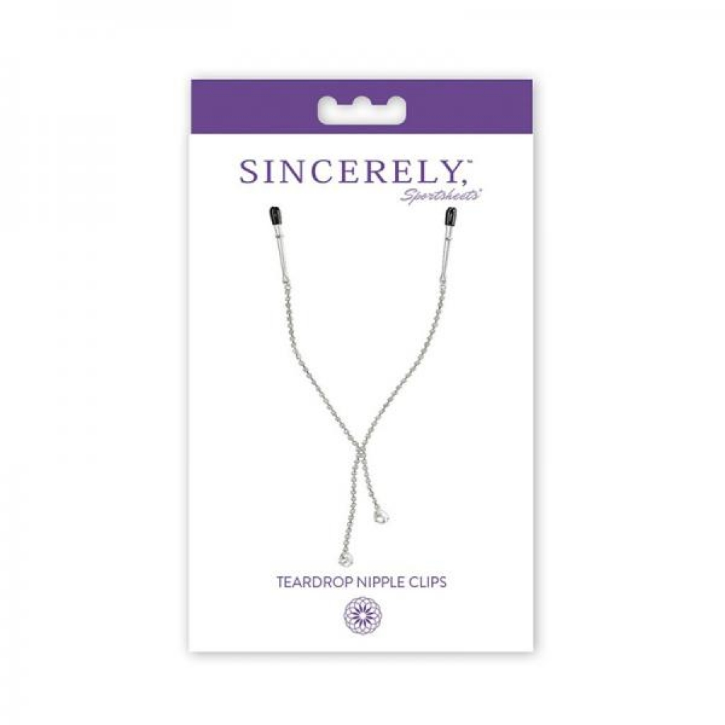 Sincerely, Ss Teardrop Nipple Clips - Nipple Clamps