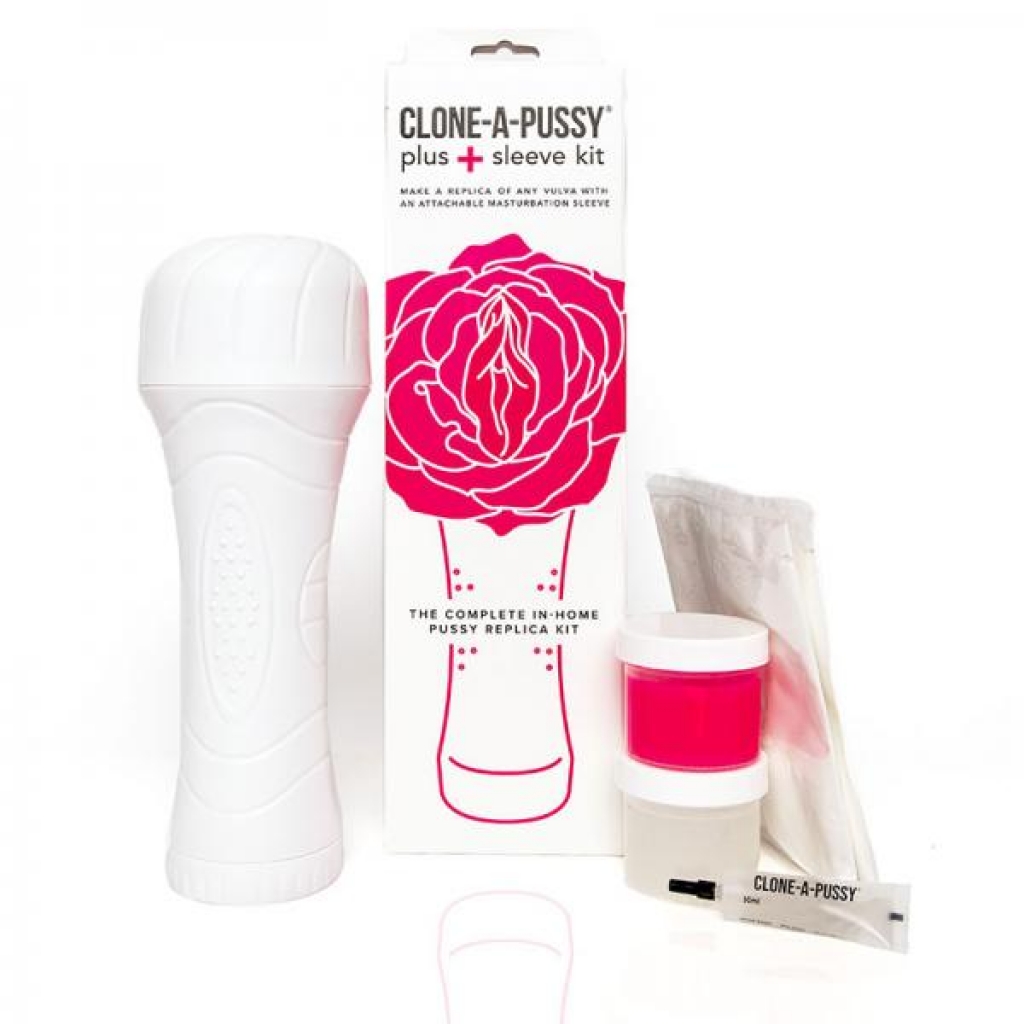 Clone-a-pussy With Sleeve Kit Hot Pink - Hot Games for Lovers