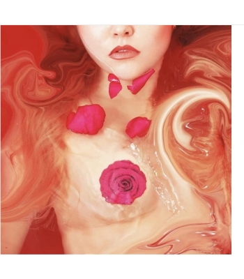 Neva Nude Pasties Enchanted Red Rose Glitter Velvet - Pasties, Tattoos & Accessories