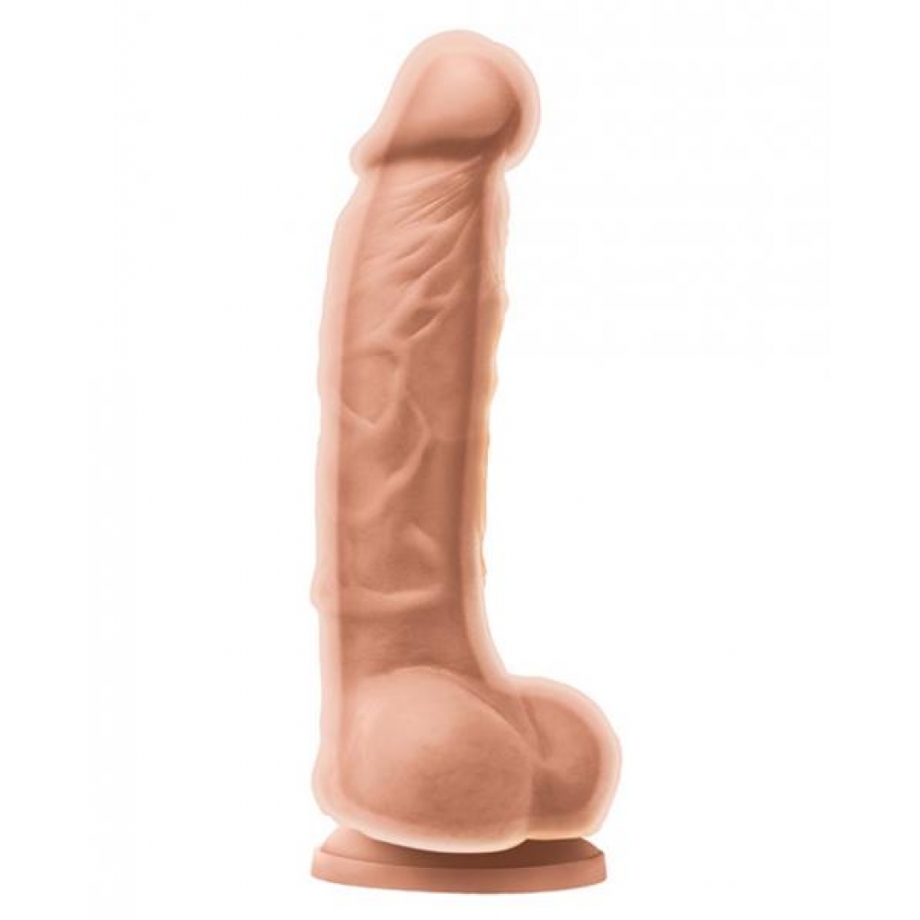Colours Dual Density 5 inches Dildo Beige - Realistic Dildos & Dongs