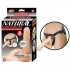 Natural Realskin Squirting Penis 8 inches Beige Harness - Harness & Dong Sets