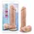 Au Natural 9.5 inches Dildo with Suction Cup Beige - Realistic Dildos & Dongs
