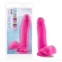 Au Naturel Bold Pleaser 7 inches Dildo Pink - Realistic Dildos & Dongs