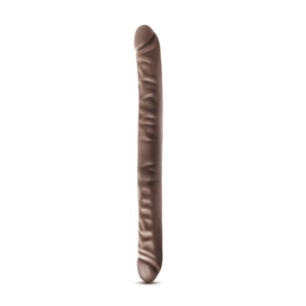 Dr Skin 18 inches Double Dildo Brown - Double Dildos