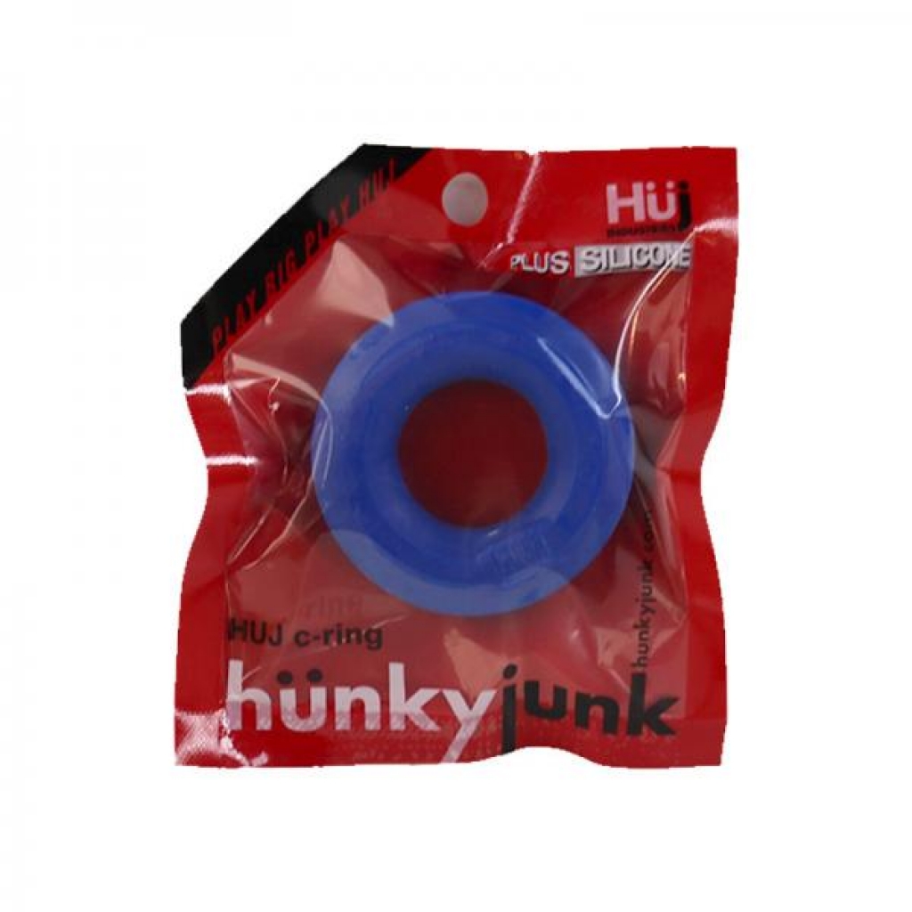 Hunkyjunk Huj C-ring, Cobalt - Classic Penis Rings