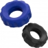 Hunkyjunk Cog 2 Size C-ring, Pack, Cobalt / Tar - Couples Vibrating Penis Rings