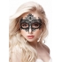 Ouch Queen Black Lace Mask Black O/S - Sexy Costume Accessories
