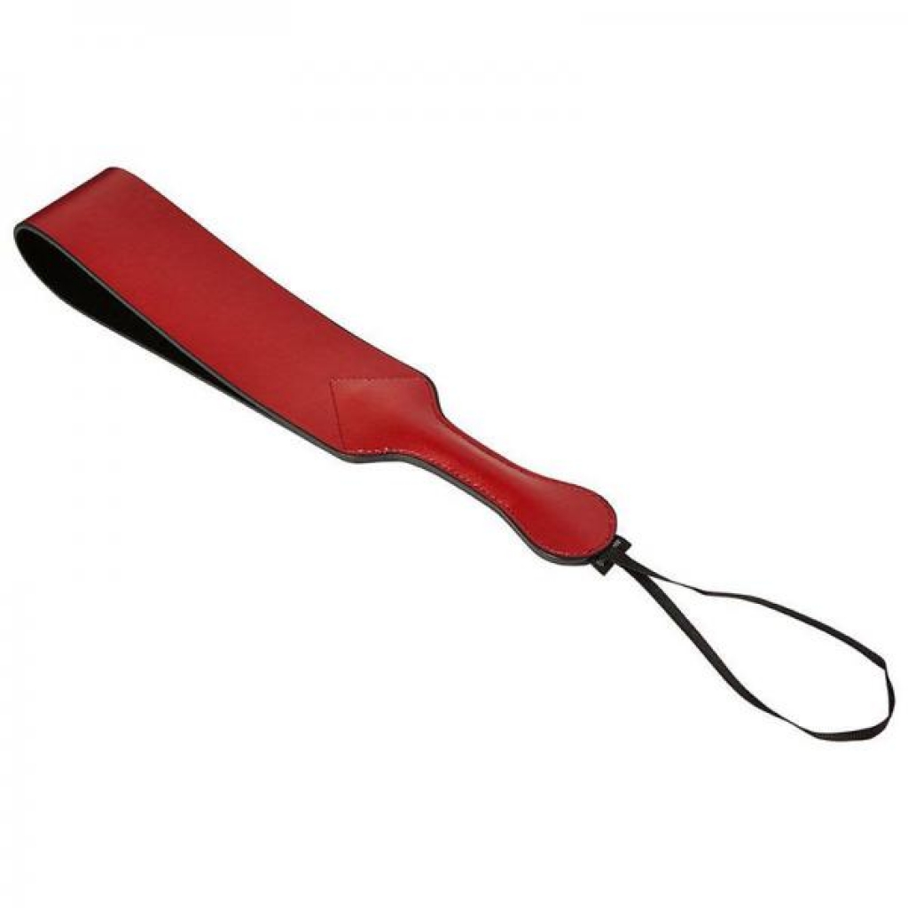 Sportsheets Saffron Loop Paddle Black Red - Paddles