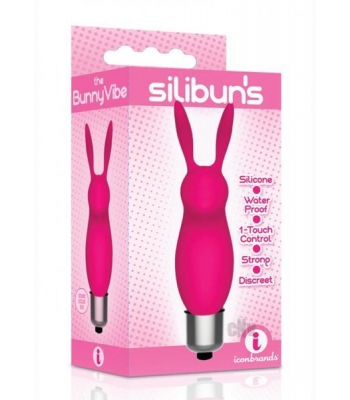 Silibuns Bunny Bullet Vibrator Pink - Clit Cuddlers