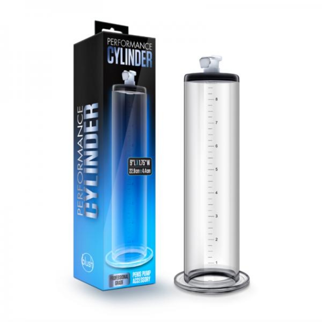 Performance - 9in X 1.75in Penis Pump Cylinder - Clear - Penis Pump Accessories
