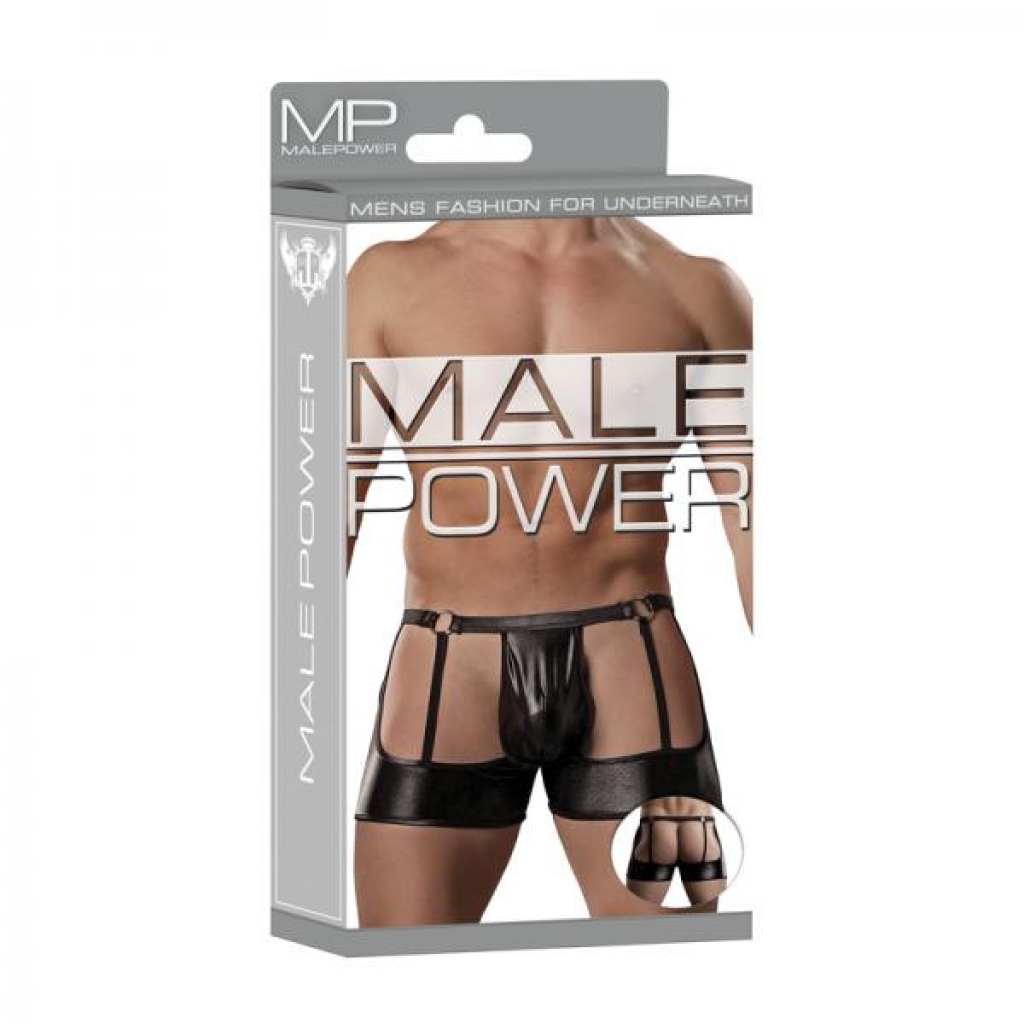 Male Power Extreme Double Exposure Black L/xl - Mens Underwear