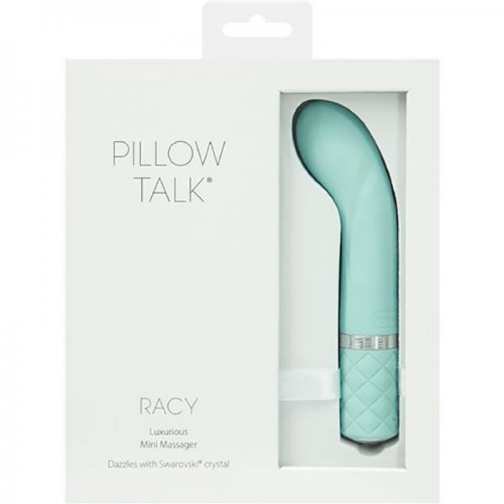 Pillow Talk Racy Mini Massager Teal - G-Spot Vibrators