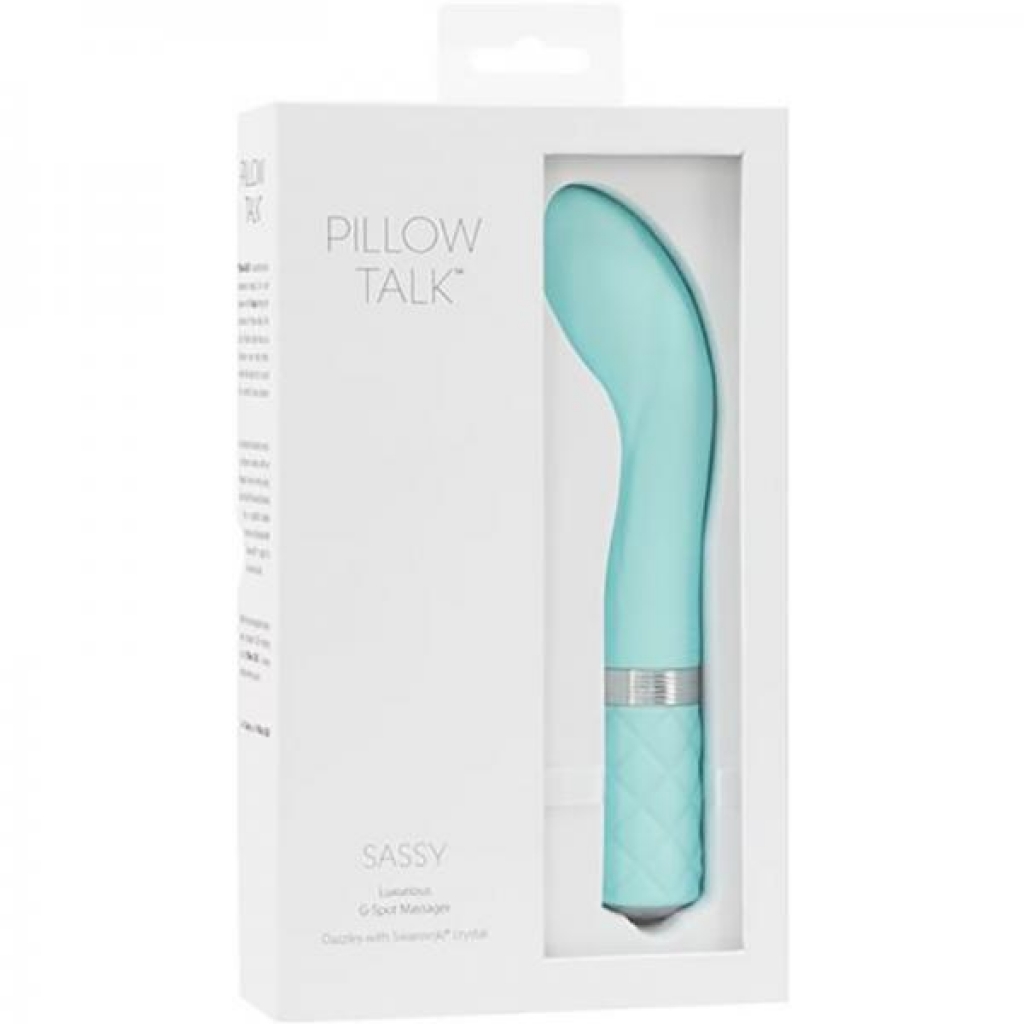 Pillow Talk Sassy G-spot Teal - G-Spot Vibrators