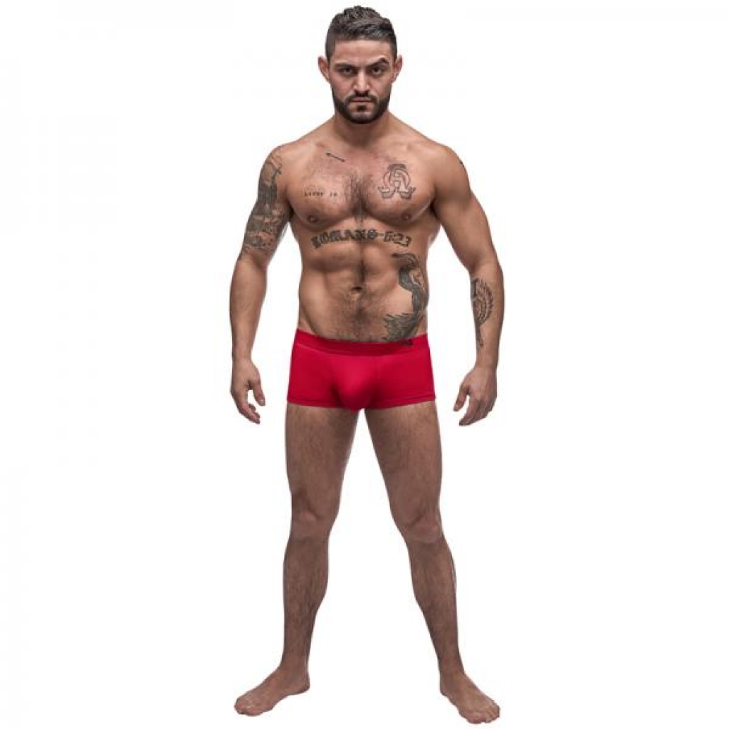 Male Power Pure Comfort Modal Wonder Short Red Small - Mens Underwear