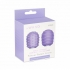 Le Wand Petite Silicone Texture Covers Violet Pack Of 2 - Body Massagers