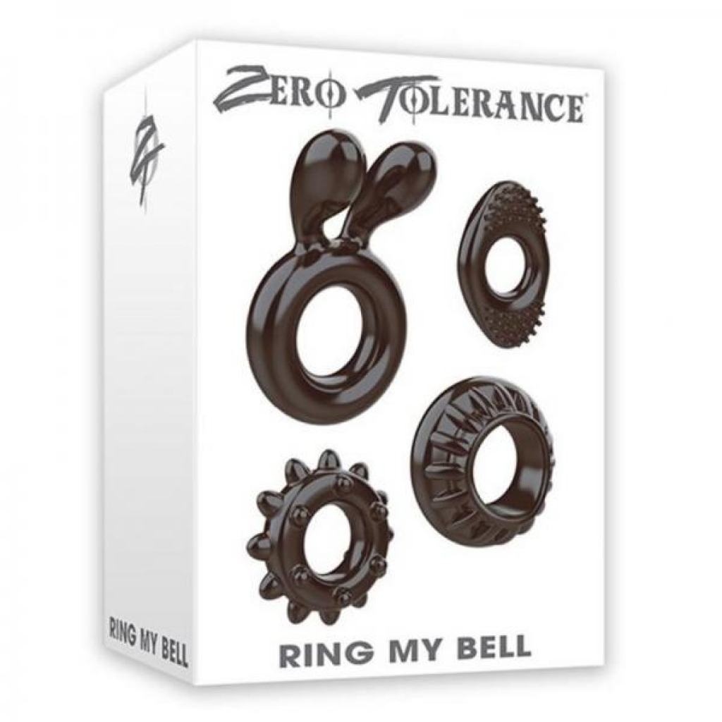 Zt Ring My Bell Cock Ring Set (4/per) - Cock Ring Trios