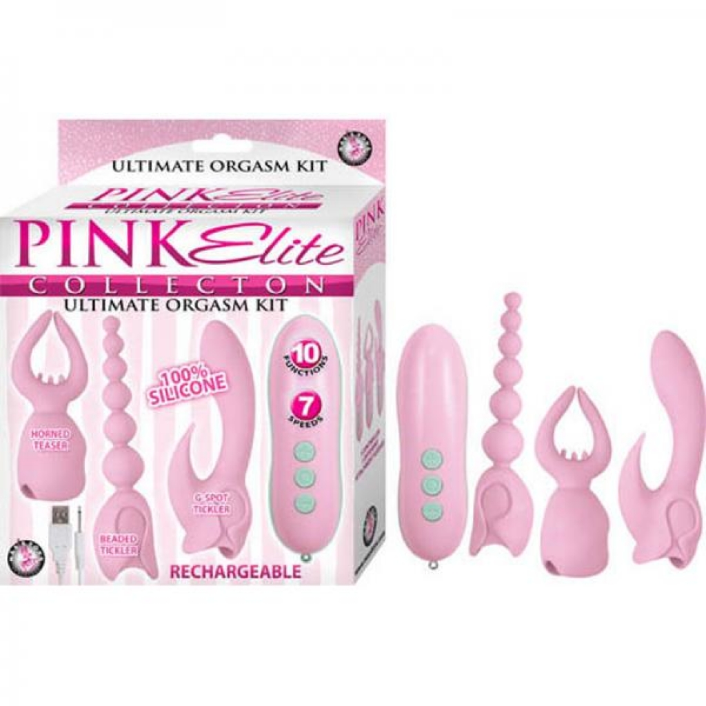 Pink Elite Collection Ultimate Orgasm Kit Pink - Kits & Sleeves