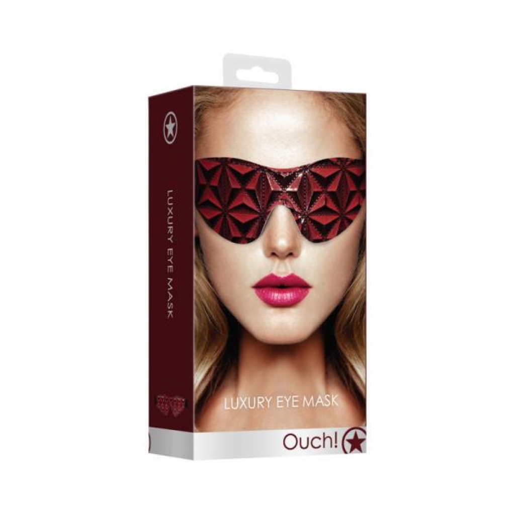 Luxury Eye Mask - Burgundy - Blindfolds