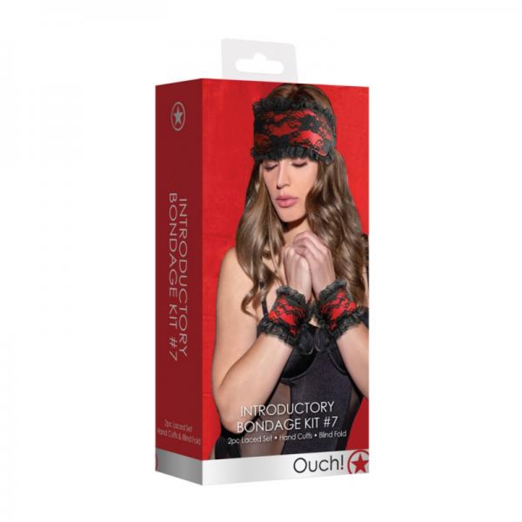 Ouch! - Introductory Bondage Kit #7 - Red - BDSM Kits