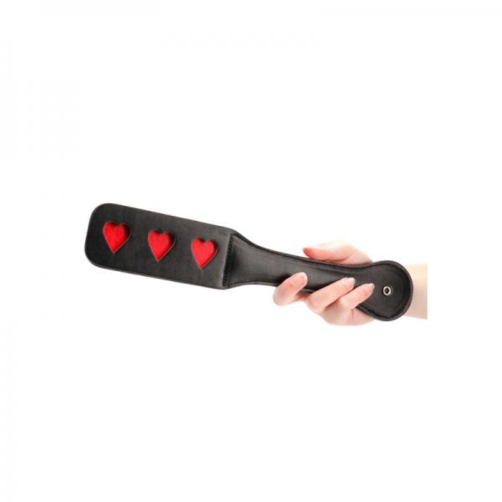 Ouch! Paddle - Hearts - Black - Paddles
