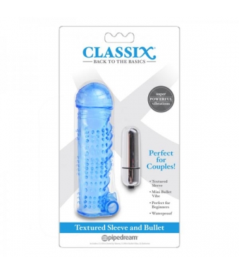 Classix Textured Sleeve&bullet,blue - Kits & Sleeves