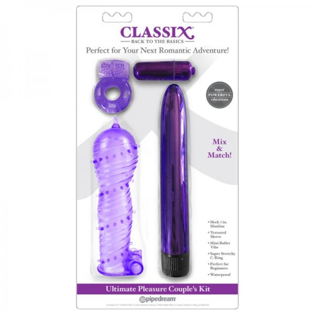 Classix Ultimate Pleasure Couples Kit,purple - Kits & Sleeves