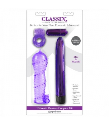 Classix Ultimate Pleasure Couples Kit,purple - Kits & Sleeves
