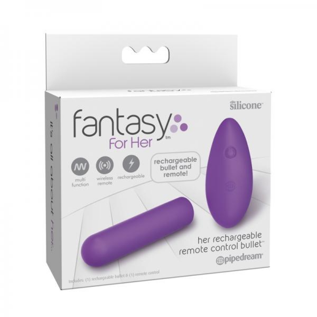 Fantasy For Her Her Rechargeable Remote Control Bullet - Bullet Vibrators