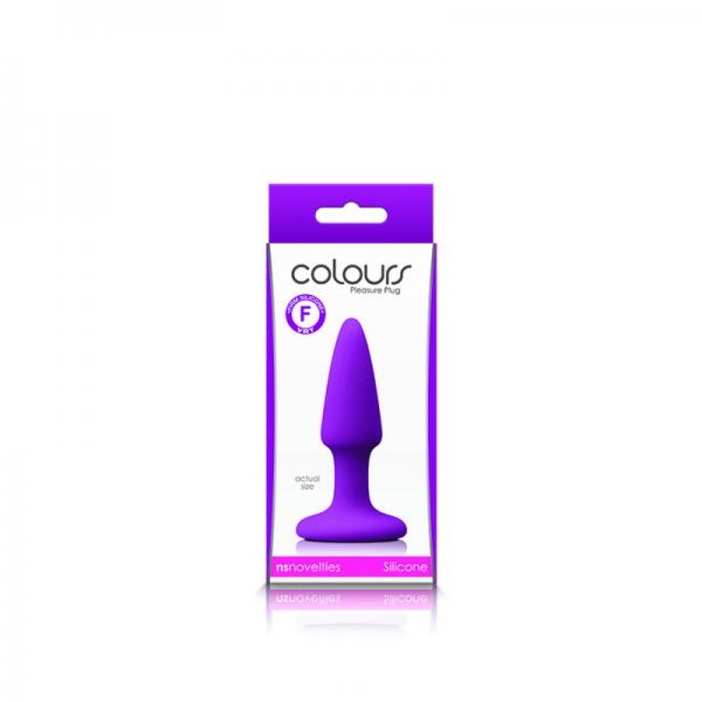 Colors Pleasures Mini Plug Purple - Anal Plugs
