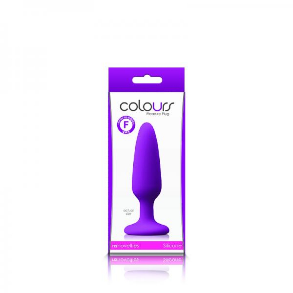 Colors Pleasures Small Plug Purple - Anal Plugs
