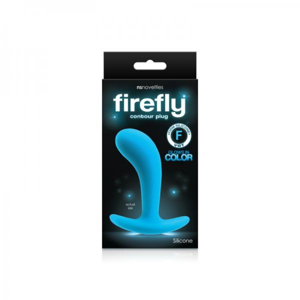 Firefly Contour Plug Medium Blue - Anal Plugs