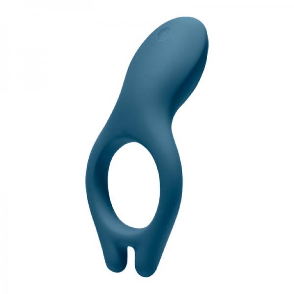Ivibe Select Iring Marine Blue Vibrating Cock Ring - Couples Vibrating Penis Rings