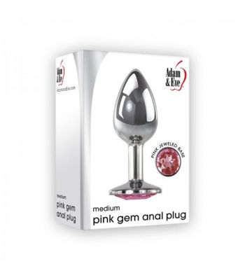 A&e Medium Pink Gem Anal Plug - Anal Plugs