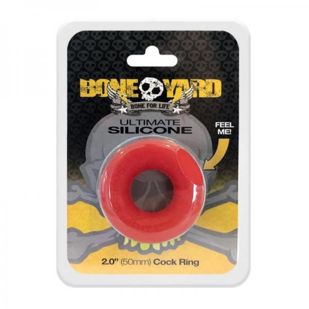 Boneyard Ultimate Ring Red - Classic Penis Rings
