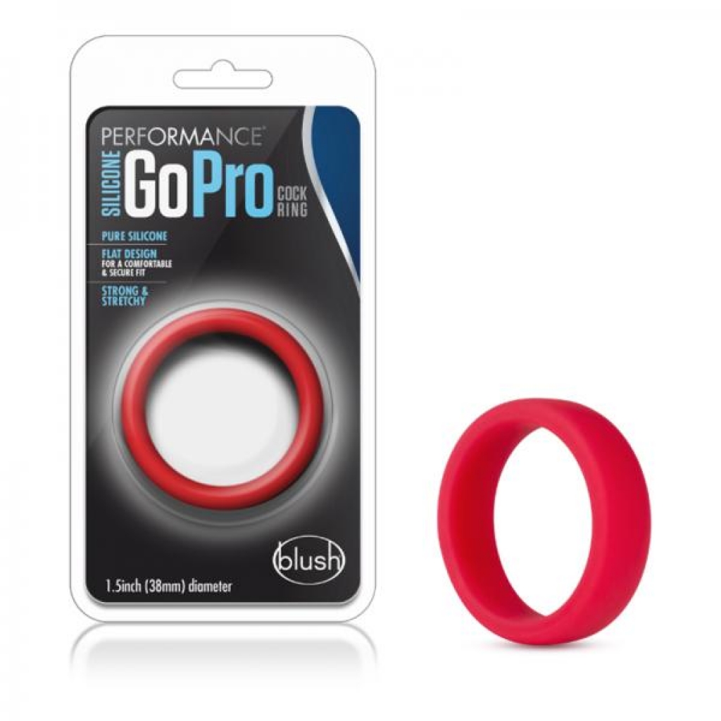 Performance - Silicone Go Pro Cock Ring - Red - Classic Penis Rings