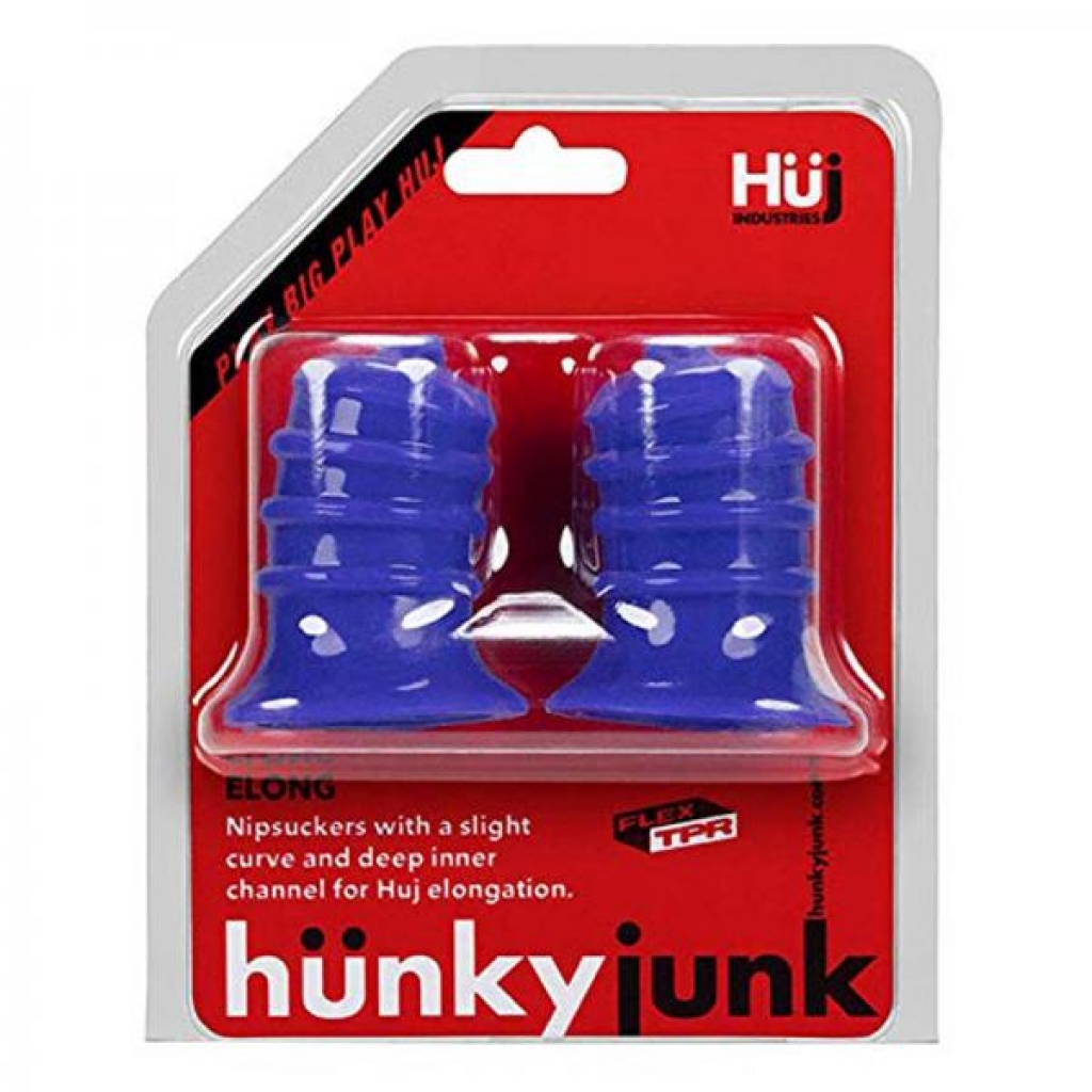 Hunkyjunk Elong Wide Base Nipsucker Black - Clit Suckers & Oral Suction