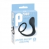 P-Zone Ring Prostate Massager & Cock Ring Black - Prostate Massagers