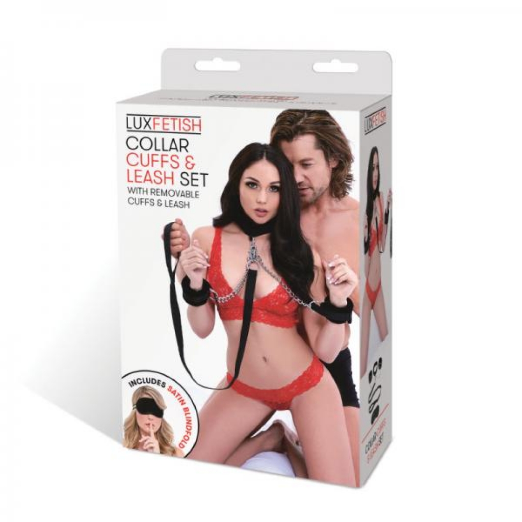 Lux Fetish Collar And Cuff - BDSM Kits