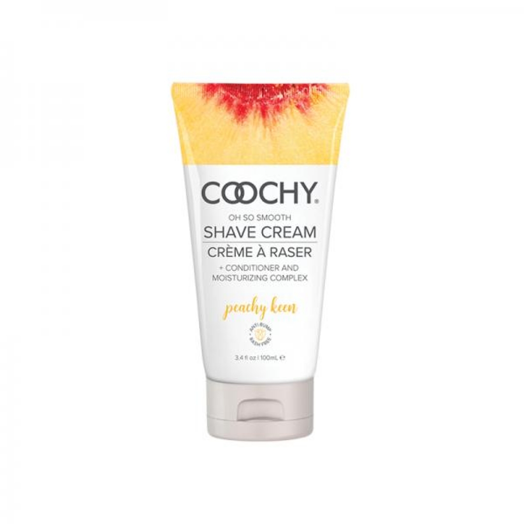 Coochy Shave Cream Peachy Keen 3.4 Fl.oz - Shaving & Intimate Care