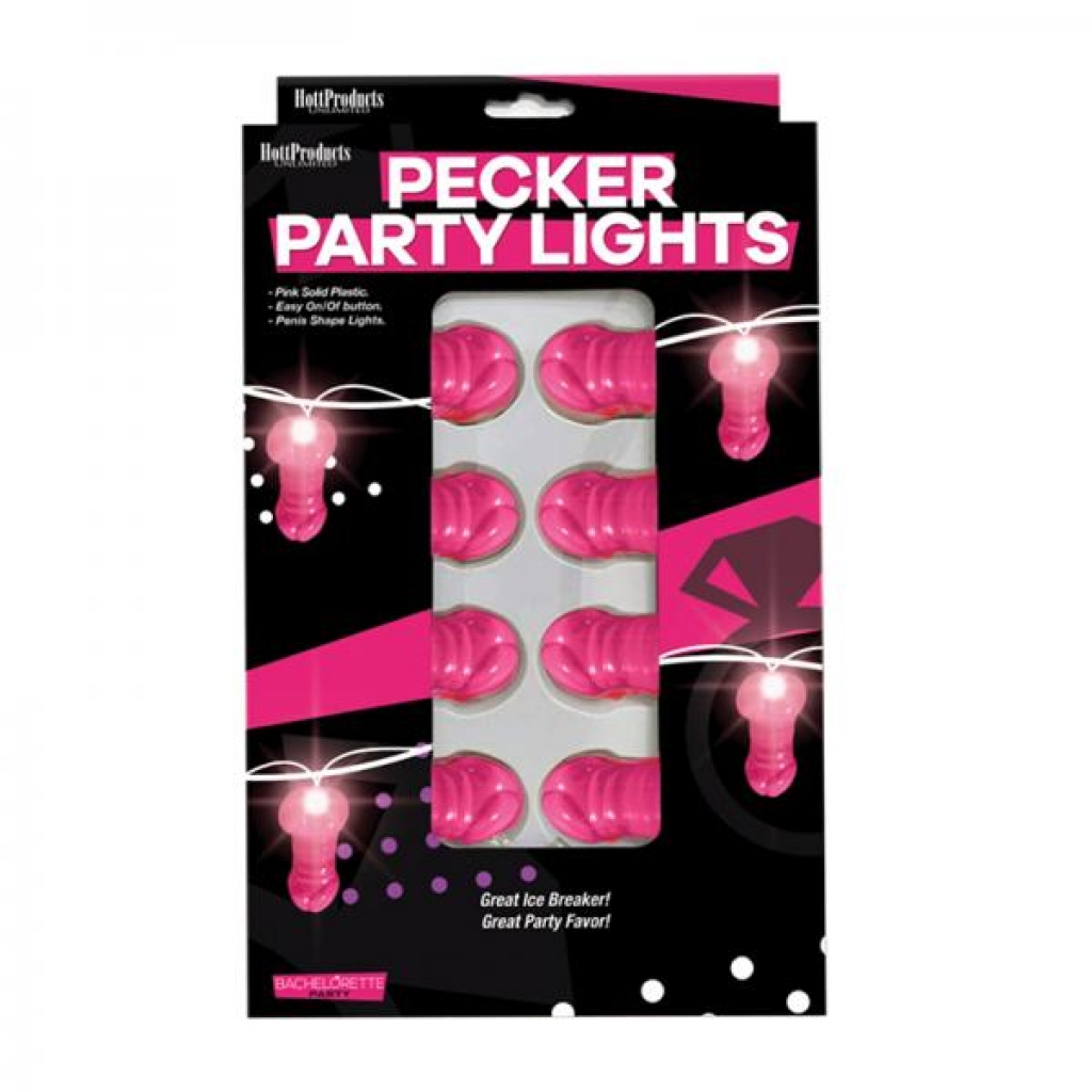 Light Up Pink Penis String Party Lights - Serving Ware