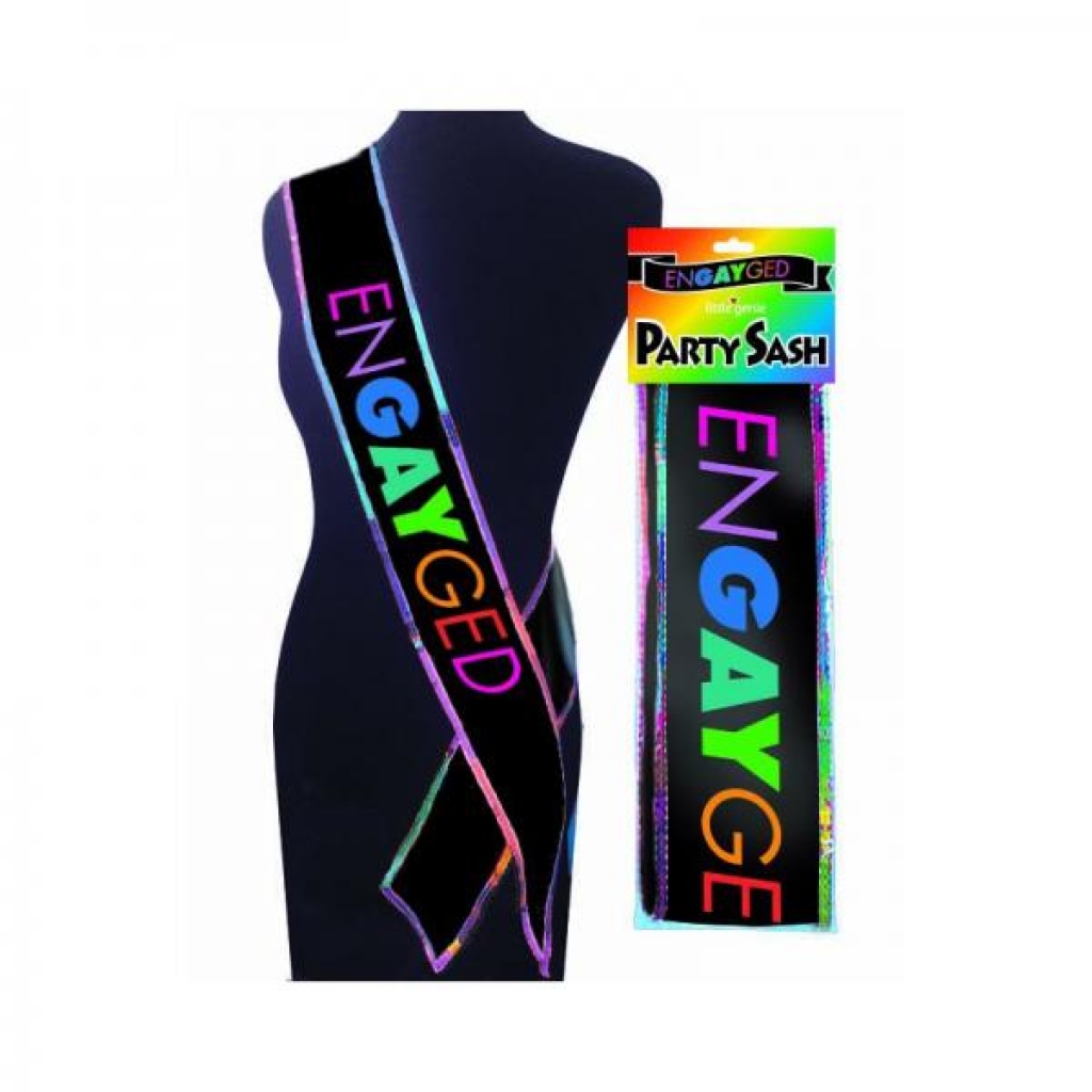 Engayged Sash - Party Wear