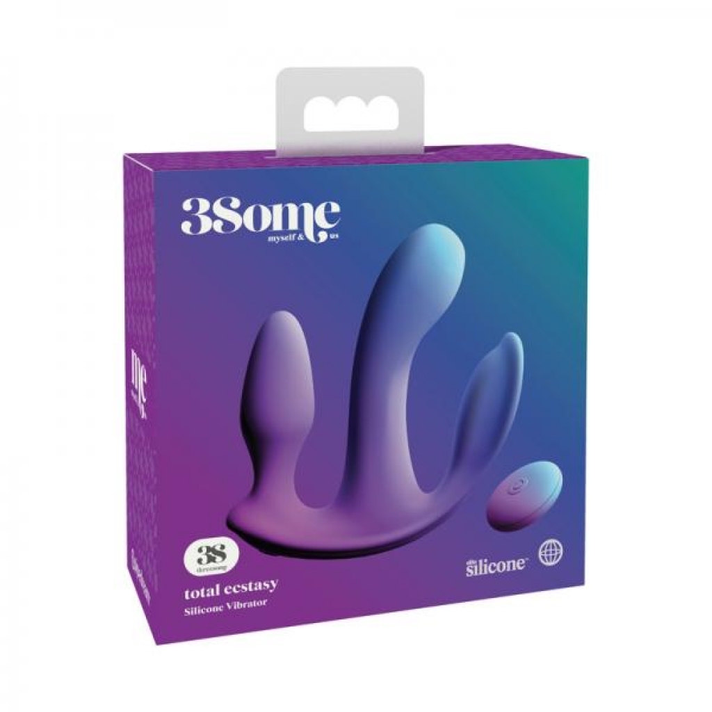 Threesome Total Ecstasy Purple - G-Spot Vibrators Clit Stimulators