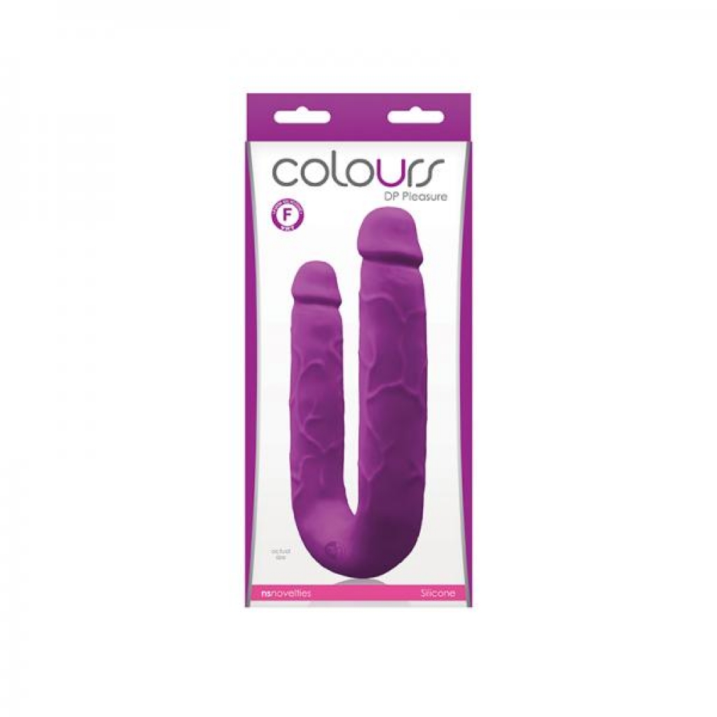 Colours Dp Pleasures Purple - Double Dildos